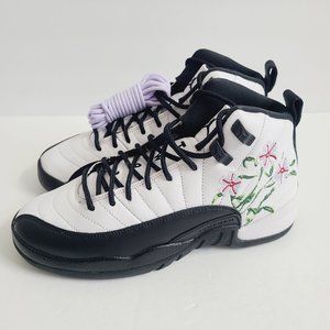 NEW Nike Air Jordan 12 Retro Floral GS Shoes DR6956-100 Size Youth 4.5Y Womens 6
